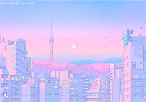 Pink Anime Aesthetic Kawaii Desktop Wallpapers Wallpaper