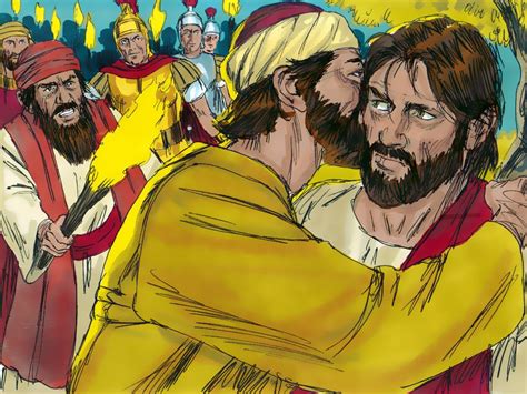 judas iscariot betrays jesus with a kiss inspirational christians
