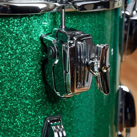 Ludwig Classic Maple 131622 3pc Drum Kit Green Sparkle Chicago