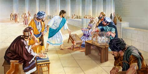 The scene is a common motif in christian art. The Temple Cleansed Again — Watchtower ONLINE LIBRARY