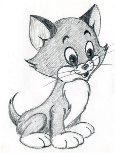 How To Draw Cartoon Kitten Easily And Effortlessly In Few Simple Steps