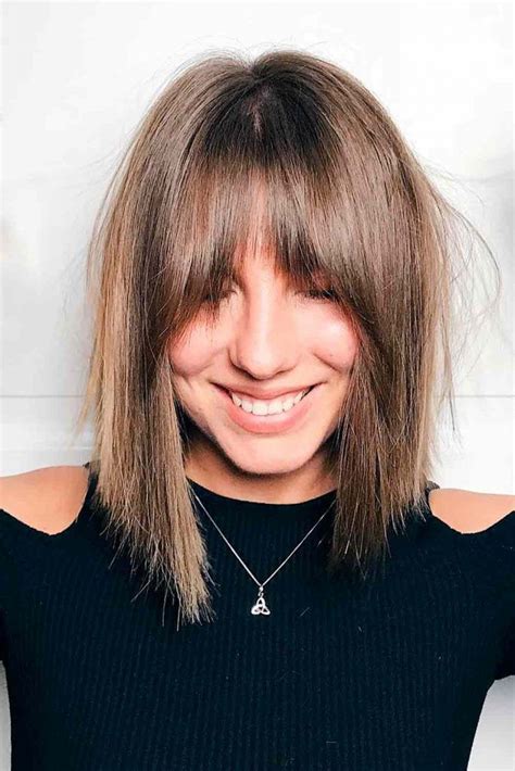 Actually, there is some truth in this approach, as you need to keep in mind the balance of proportions, but the length is. 45 Wispy Bangs Ideas To Try For A Fresh Take On Your Style