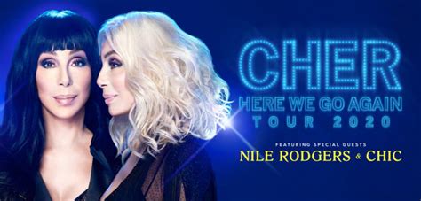 Cher has extended her here we go again tour with a battery of dates extending well into 2020. Heritage Bank Center - POSTPONED - CHER - Here We Go Again ...