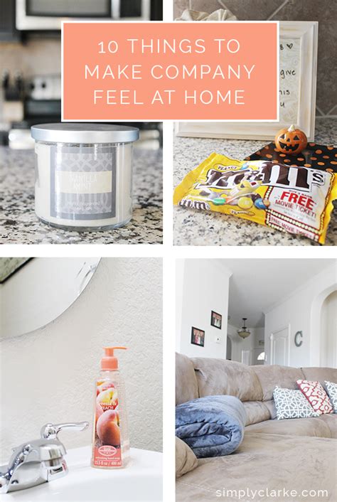 So come and check this out in action at : 10 Things To Make Company Feel At Home - Simply Clarke
