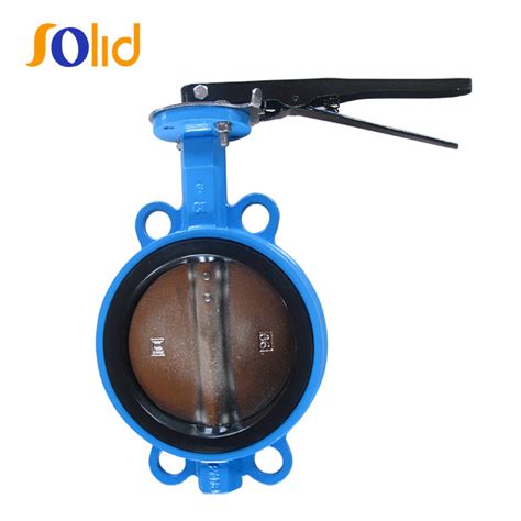 Double Flanged Wafer And Lug Type Butterfly Valve China Double Flange Butterfly Valve And