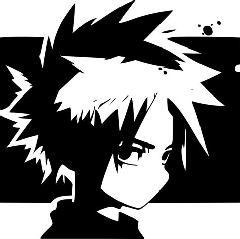 Anime Minimalist And Simple Silhouette Vector Illustration 23567773