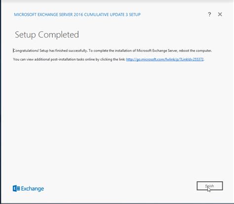 Install Exchange Server 2016 Management Console On Windows Server 2016