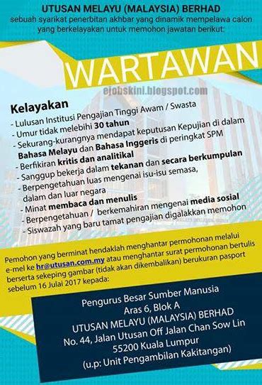 The social security organisation (socso) was established as one of the government departments under. Jawatan Kosong Utusan Melayu (Malaysia) Berhad - 16 Julai 2017
