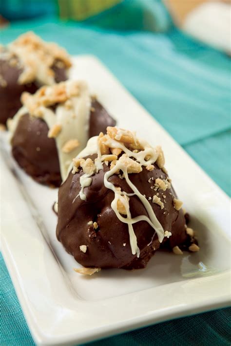 To make butter, the fattier part of milk called cream is taken from the milk, and then churned. Peanut Butter Chocolate Cake Balls - Wisconsin Farm Bureau ...