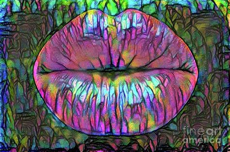 Kissing Lips Digital Art By Amy Cicconi Fine Art America