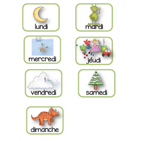 Les Jours De La Semaine French Worksheets French Vocabulary Learn