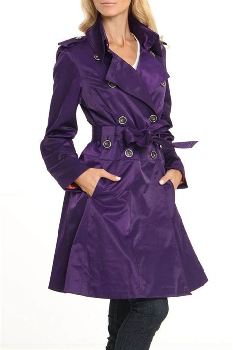 Purple Coat Purple Rain Coat Fur Coat Trench Coat Purple Blazers
