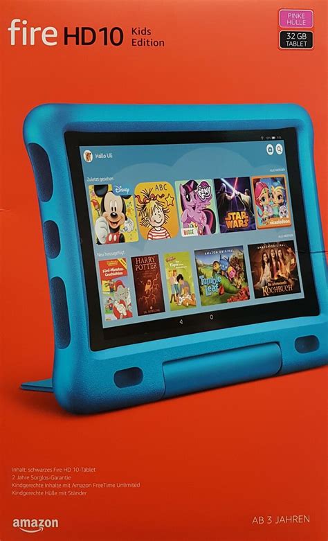 Having thousands of books at my children's fingertips is amazing. Amazon Fire HD 10 Kids Edition-tablet 2019, 25,65cm (10,1 ...