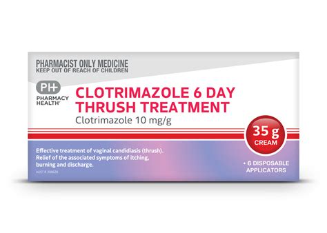 Clotrimazole 6 Day Thrush Treatment Pharmacy Health
