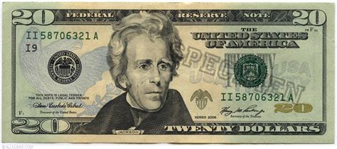 20 Dollars 2006 I 2006 Series United States Of America Banknote