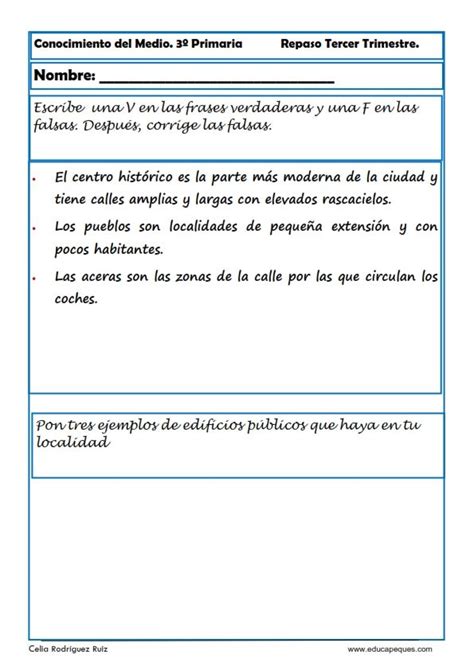 Por favor, ¿podrias proporcionarme los ejercicios de evaluacion, y fichas de refuerzo de la. Fichas de sociales y naturales para primaria | Fichas ...