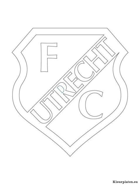 Kleurplaat Logo Voetbal Vitesse Nederland Logo Kleurplaat