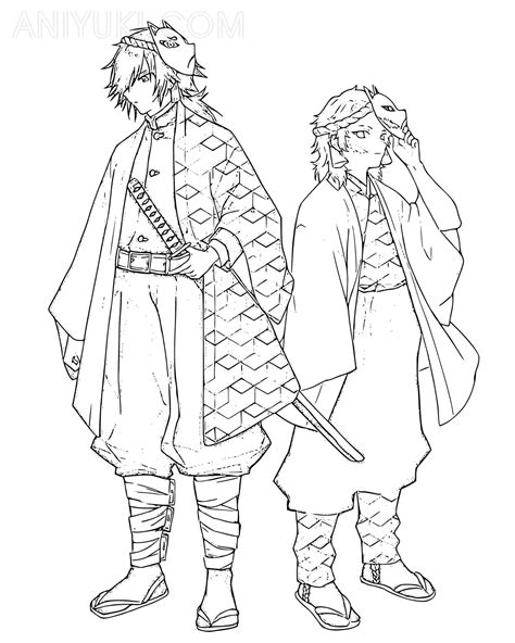 Slayer Sabito Kimetsu Yaiba Tanjiro Shinobu Zenitsu Nezuko Akaza Kocho