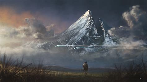 Epic Mountain Master Chief Hd By Dmitriy Kuzin