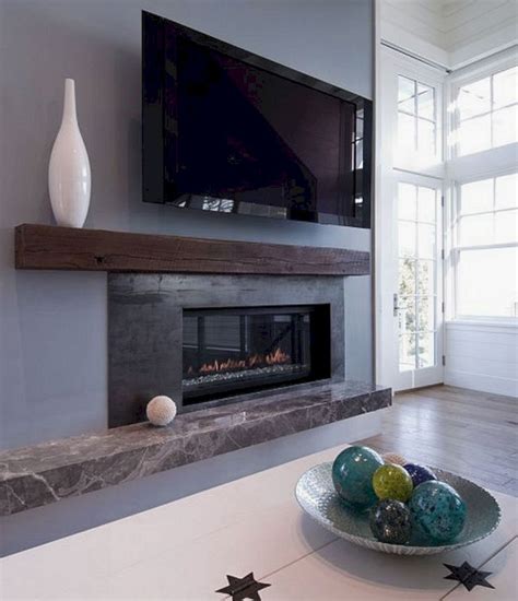 50 Beautiful Living Room Fireplace With Wood Ideas — Freshouz Home