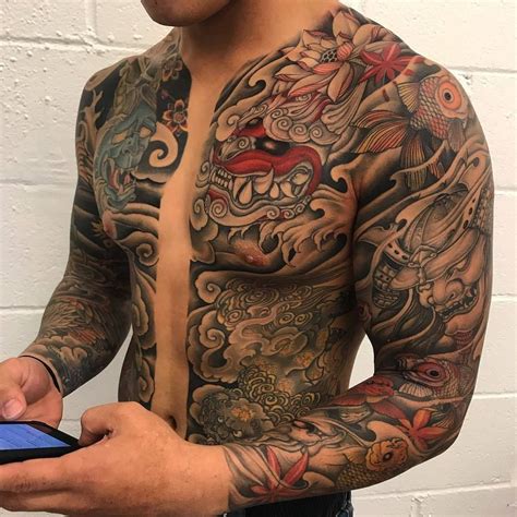 Japanese Upper Body Tattoo Tattoosformen Japanese Tattoos For Men Japanese Tattoo Japanese