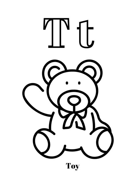 26 Preschool Alphabet Coloring Pages Learning Color Etsy