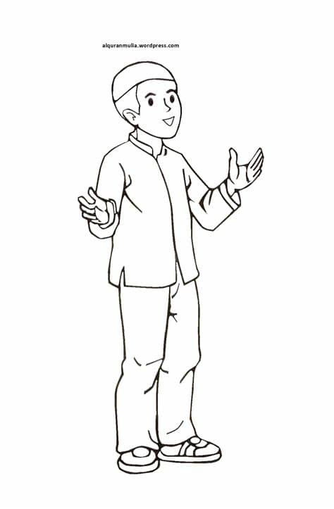 Download Mewarnai Sketsa Gambar Ayah | Sketsabaru