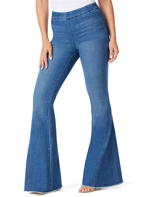 Sofia Jeans By Sofia Vergara Womens Melisa High Rise Super Flare Pull On Jean