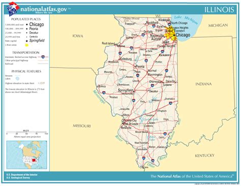 United States Geography For Kids Illinois