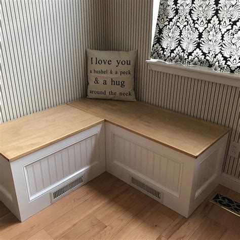 Home kitchen corner bedroom furniture redo diy storage bench corner bench with storage diy storage kitchen table bench corner storage this built in bench with storage was simple and looks amazing in our new room. Corner bench, kitchen seating, L shaped bench FREE ...