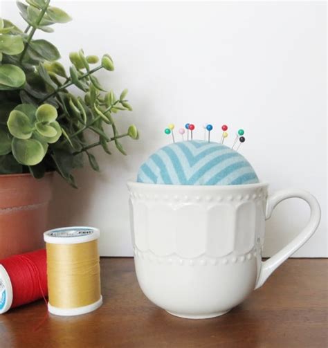 How To Make A Diy Teacup Pin Cushion Creative Green Living
