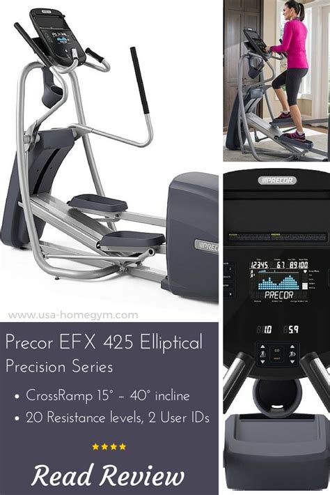 Precor Efx 425 Precision Series Elliptical Machine Review Usa Home