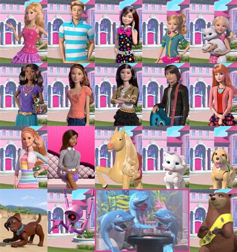 Barbie Life In The Dreamhouse Characters on We Heart It | Barbie life