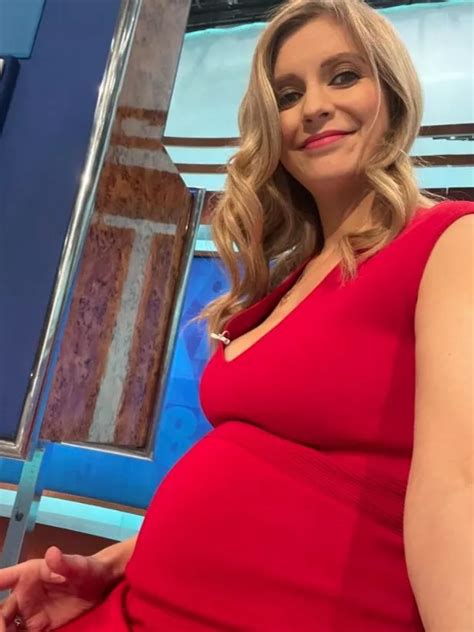 Pregnant Rachel Riley Jokes She No Longer Has To Hold Her Stomach In