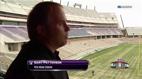 Tcu Horned Frogs Coach Gary Patterson Stadium Tour During Construction Youtube
