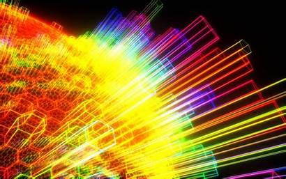 Rainbow Geometric Sun Colours Wallpapers Geometry 4dimensional