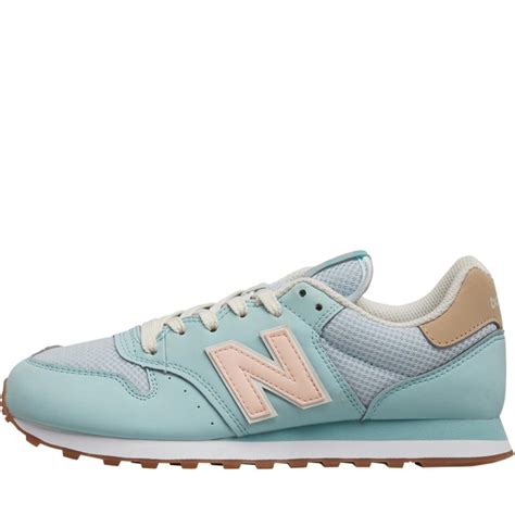 Buy New Balance Womens 500 Trainers Mintpink