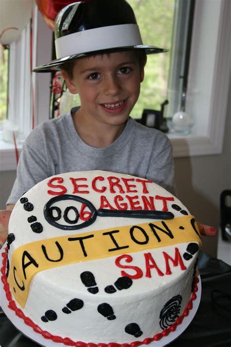 Sams Spy Themed Birthday Cake Agent 006 For His 6th Birthday Spy