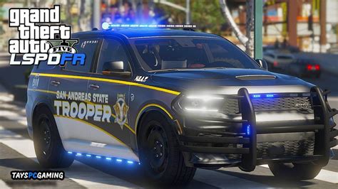 GTA 5 LSPDFR State Trooper Mind Blowing Pursuit Suspect Car Jacks - YouTube