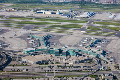 Aerial Photo Terminal 3 Toronto Pearson International Airport