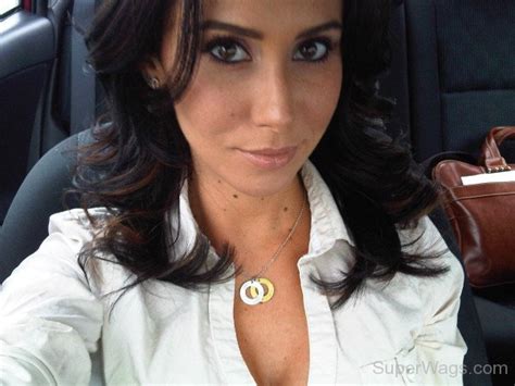 Jenn Sterger Wearing Pendent Super WAGS Hottest Wives And