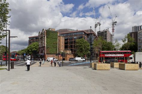 Smoke billows out of elephant and castle station after huge fire breaks out. Underground Station Living Wall | Elephant and Castle Tube ...