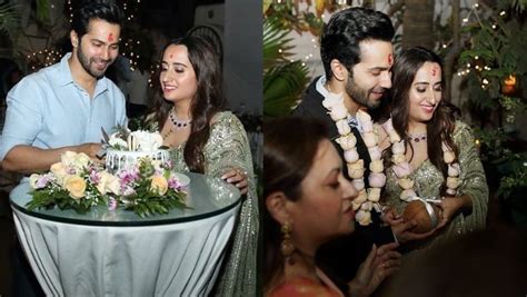 After Wedding Now Varun Dhawan And Natasha Dalals Roka Pictures Go Viral Check Them Out