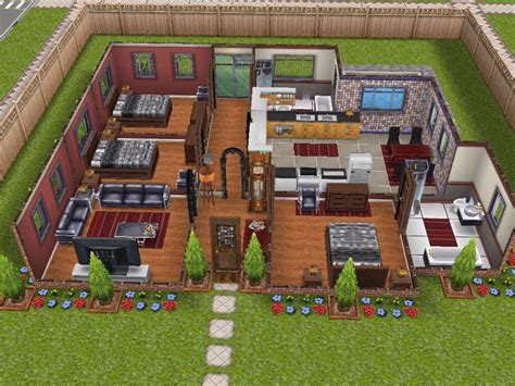 Sims Freeplay Original Designs — This Is A Requested One Story House