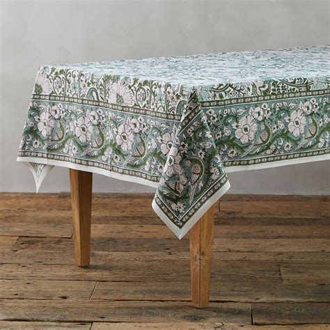 Maybe you would like to learn more about one of these? Courtyard Cotton Tablecloth | Terrain | Cotton tablecloths ...