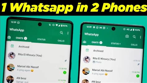 How To Use The Same Whatsapp Account On Two Phones Youtube