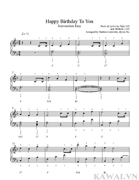 Learn to play the evergreen song happy birthday to you on piano or any other instrument. 6 Bản nhạc piano cho người mới học - Đơn giản, dễ đánh