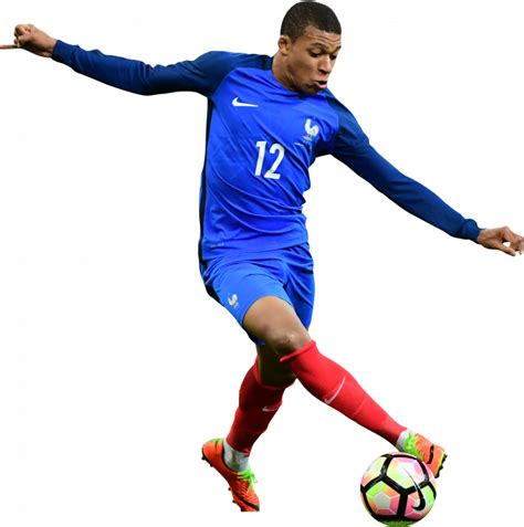 All content is available for personal use. Kylian Mbappé football render - 35469 - FootyRenders