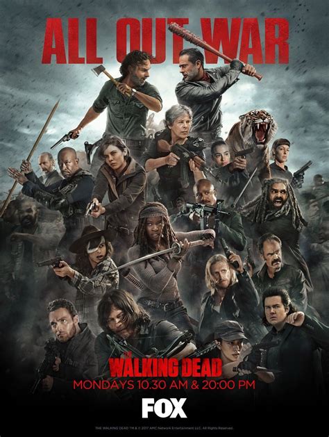 The Walking Dead Season 8 Poster Amc Tv Series Art Print 14x21 24x36