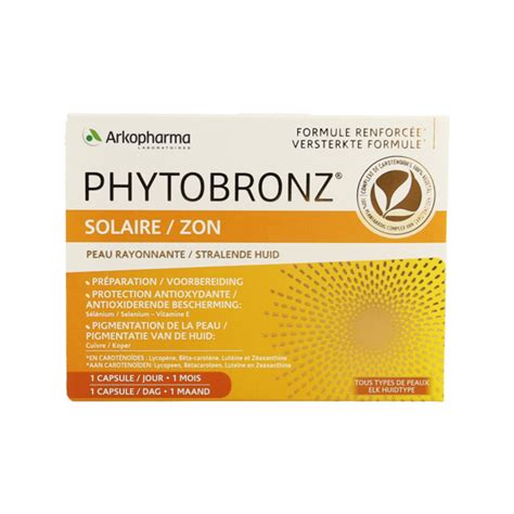 Phytobronz 30 Capsules Soleil Pharmacodel Votre Pharmacie En Ligne